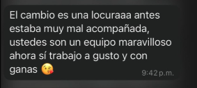 Creadora agradece resultados con Elite Agencia